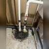 The old sump pump pit that needed replacing.