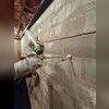 After identifying the structural damage, our team began the repair process by drilling access points through the cracked basement wall. These openings allowed us to install the steel rods that connect interior wall plates to exterior earth anchors. Once positioned, the entry points were carefully...