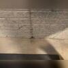 The water was leaking through this crack and gathering on the basement floor.