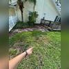 From the yard, you can see how water drainage issues created a low spot near the patio. Over time, the excess moisture softened the soil around the foundation, causing the home to settle unevenly. This early sign of foundation trouble is what led to the need for both drainage solutions and helical...
