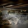 This image gives a good look into the mess the underside of the home had become. On top of the old liner, you'll notice wet spots, mud, and some areas that are no longer covered.