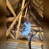 A welcome amount of head-room in this attic for Logan!