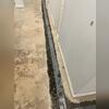 Before concrete is poured, this WaterGuard system is fitted snugly along the foundation wall to capture any leaking water and send it straight to the sump pump.