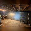 The basement wall before the project.