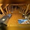 This attic had very little insulation, so the home was getting a lot of the outside air.