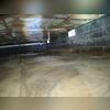 Before the encapsulation, this crawlspace only had a thin layer of plastic laid on the ground.