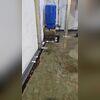 The floor has been prepared and WaterGuard interior drainage placed along the foundation wall. This step ensures water is captured and directed to the TripleSafe Sump Pump before the new concrete is poured, creating a clean, permanent waterproofing system for the cabin.