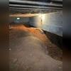 The crawl space before work began had exposed dirt and uneven ground, allowing moisture and air to enter freely. These conditions can lead to mold and damage over time.