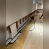 WaterGuard installation in progress highlights how water is controlled before reaching walls.
