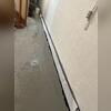 Partially installed WaterGuard demonstrates how the system manages basement moisture.