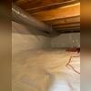 CleanSpace encapsulated the space to keep the moisture and humidity from the walls from filtering into the basement and weakening the supports and creating an unstable environment.