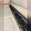 WaterGuard was installed around the perimeter of the basement to guide any water seepage to the sump pump for removal.