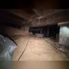 The existing vapor liner will be removed from the crawlspace.