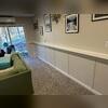 Everlast Wall Panels were installed on the lower half of the walls providing a nice finish to the basement.