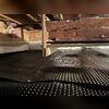 Installation of the drainage matting on the crawl space floor