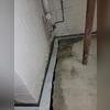 WaterGuard installation in progress highlights how water is controlled before reaching walls.
