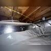 A TripleSafe&reg; Sump Pump System (shown here), combined with a SaniDry&reg; dehumidifier, represents the ultimate in crawl space waterproofing and humidity control.