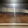 This matting works with the vapor barrier to keep the crawl space dry.