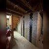 CarbonArmor strips were applied to the walls in the basement to stabilize and prevent future movement.