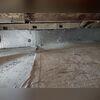 SilverGlo was installed on the walls of the crawl space to insulate.