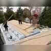 The remaining roof surface was covered with Velora One synthetic underlayment, providing a breathable, water-resistant barrier. Drip edge and rake metal were then installed to guide water away from the fascia and into the gutter system.