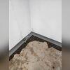 WaterGuard was installed along the basement perimeter to capture water at the foundation before it could reach the floor.