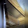 With this crawl space harboring moisture and humidity, mold has started to grow between the bat insulation and the subfloor itself. This will exponentially get worst if not addressed.