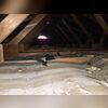 This degraded, rolled fiberglass was not good quality or high in R-Value, which was effecting the utility bills and the overall comfort in the home.