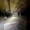 This crawl space showed clear signs of ongoing moisture issues, including fallen and deteriorating insulation hanging from the floor joists and debris scattered across the crawl space floor. Excess humidity and water intrusion can cause insulation to lose effectiveness, promote mold growth, and...