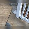 This image shows the finished look after repair has been accomplished. The concrete is now much more level, and won't cause a tripping hazard.