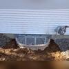 With the new Egress Window and Egress Well installed, the outside of the home looks clean and complete. The basement is now safer, brighter, and better protected from rain and melting snow.