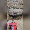 Installation of the push pier on the foundation footing