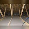 This newer attic had never been insulated, so it was very ready to be filled with cellulose!