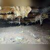 Here you can see the Dirty, Damp Crawl Space before repairs.