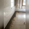 Here you can see the fully installed WaterGuard Basement Waterproofing System.