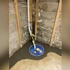 This installation creates a permanent solution for managing basement water problems.