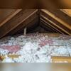 This disorganized insulation was a safe space for rodents to burrow.
