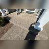 The front entrance step into this home was very small, and the homeowner wanted it enlarged.