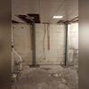 These steel beams are part of the PowerBrace Wall Stabilization System, designed to reinforce the basement wall and stop additional bowing. The system provides long-term structural support and can be adjusted over time if needed.