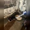 This system provides primary water removal for the entire basement waterproofing setup.