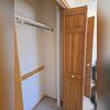 Radon Piping rand from basement through the closet for a cleaner look
