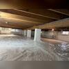 CleanSpace prevents moisture vapor from passing through the crawl space floor and walls.