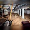 Here you can see the crawl space as we found it, before repairs.