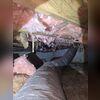 Old, nasty fiberglass insulation was falling down all over this wet crawl space. Something needed to be done.