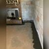 Here you can see where we installed our WaterGuard Waterproofing system.