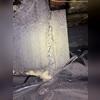 Our Design Specialist found many cracks in the foundation walls of this home that would need repair.