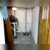 The basement before the waterproofing project.