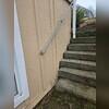This home was built on a hillside, so all of the accumulated rainwater in the driveway, would drain down hill, and into the basement foundation walls.