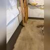 After installation, WaterGuard now protects this basement from future water problems.