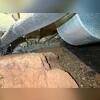 This crawl space showed clear signs of moisture intrusion and neglect, with exposed soil, fallen insulation, and visible deterioration throughout the area. The sagging fiberglass insulation and damp conditions create the perfect environment for mold growth, poor air quality, and energy loss...